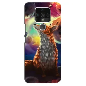 Чохли з картинкою Лисичка для TECNO Camon 16 SE (VPrint) (Лисичка в космосі)