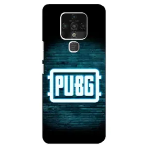 Чеjхол PUBG для ТЕКНО Камон 16 СЕ (AlphaPrint) (Лого PUBG)