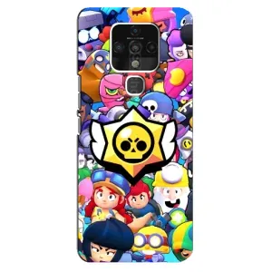 Чехол с принтом «Лого Brawl Stars» для TECNO Camon 16 SE