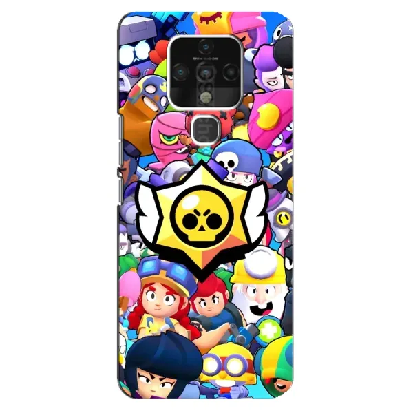 Чехол с принтом «Лого Brawl Stars» для TECNO Camon 16 SE