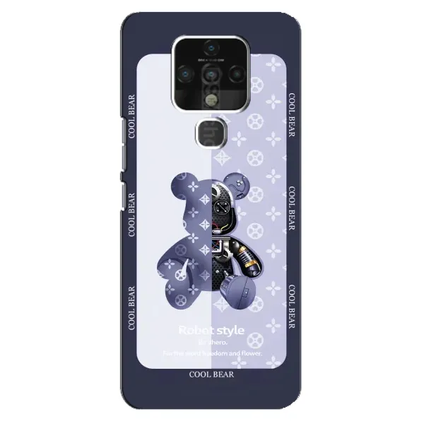Чохол з принтом «Медведик LV» для TECNO Camon 16 SE