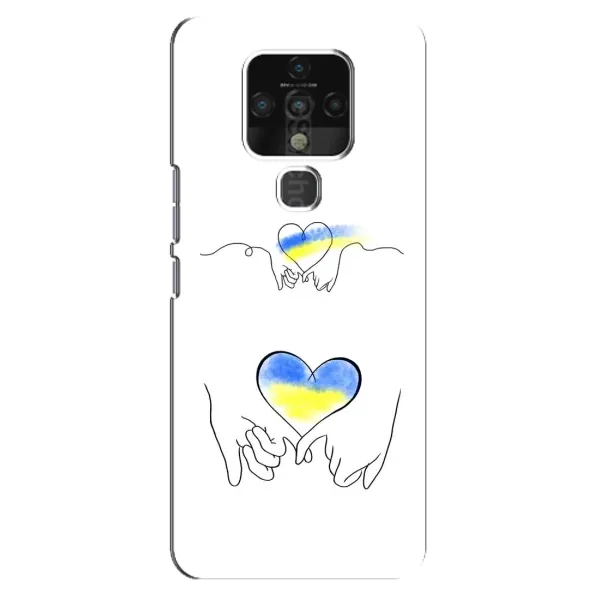 Чохол з принтом «Мир Україні» для TECNO Camon 16 SE Чохол з принтом «Мир Україні» для TECNO Camon 16 SE