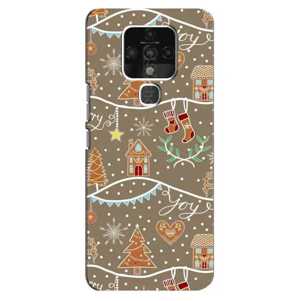 Чехол с принтом «Новогодние пряники» для TECNO Camon 16 SE Чехол с принтом «Новогодние пряники» для TECNO Camon 16 SE