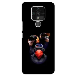 Чохол з Мавпами TECNO Camon 16 SE - (AlphaPrint) (Три мавпи)