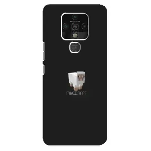Чохол Майнкрафт на TECNO Camon 16 SE (AlphaPrint) Minecraft (Овечка Майнкрафт)