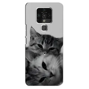 Чохол з малюнком кіт на TECNO Camon 16 SE (Пара котів)