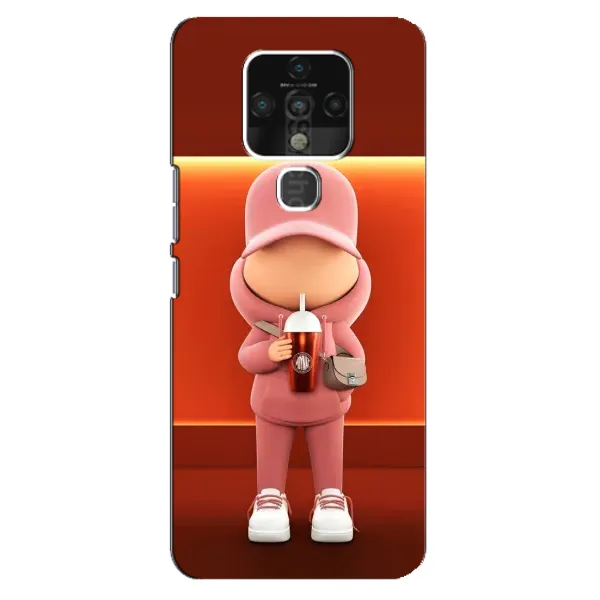 Чохол з принтом «З Кавою» для TECNO Camon 16 SE
