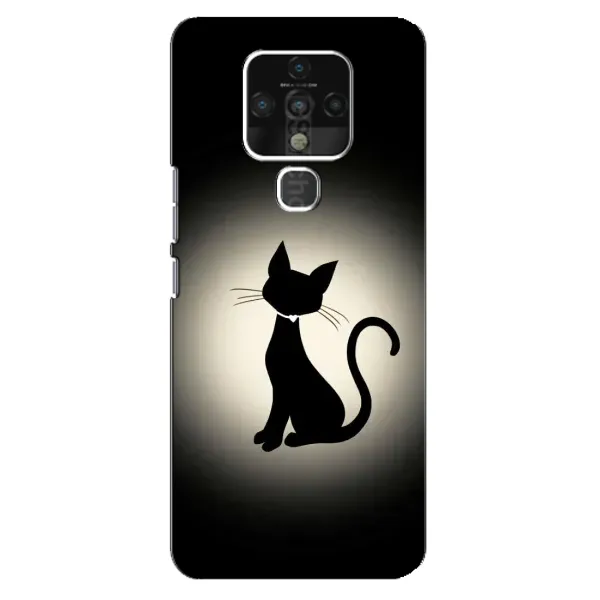 Чохол з принтом «Силует котика» для TECNO Camon 16 SE Чохол з принтом «Силует котика» для TECNO Camon 16 SE