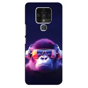 Чохол з Мавпами TECNO Camon 16 SE - (AlphaPrint) (Стильна мавпа)