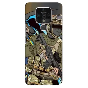 Чехлы с картинкой ЗСУ для TECNO Camon 16 SE (AlphaPrint)