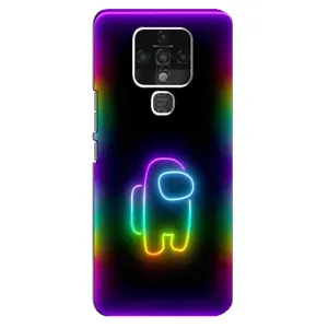 Чохли Амонг Ас для TECNO Camon 16 SE (AlphaPrint) (Яскравий скін)
