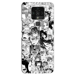 Чехол с принтом «Ahegao manga» для TECNO Camon 16