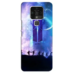 Чехол с принтом «Army BTS» для TECNO Camon 16
