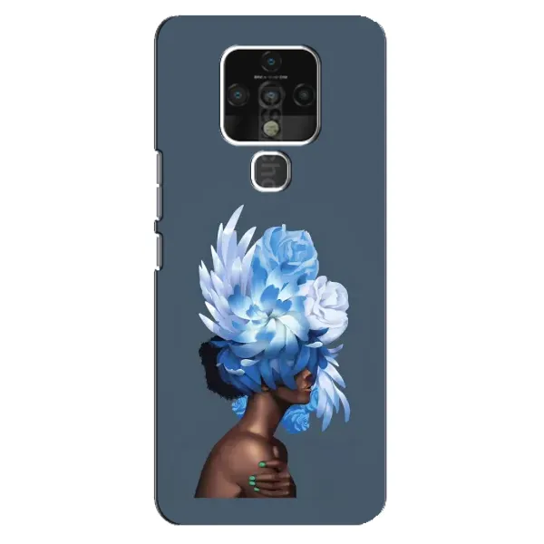 Чехол с принтом «Цветы на голове» для TECNO Camon 16 Чехол с принтом «Цветы на голове» для TECNO Camon 16