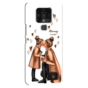 Чохол з друком для TECNO Camon 16 - (Мама з дитинкою) (AlphaPrint) (Донька і мама)