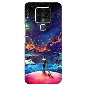 Чехол с принтом «Галактический вид» для TECNO Camon 16