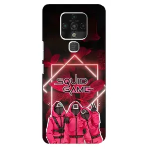 Чохол Гра в кальмара для TECNO Camon 16 (Охоронці Гра кальмара)
