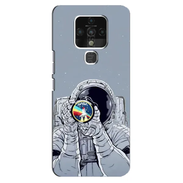 Чехол с принтом «Космонавт фото» для TECNO Camon 16