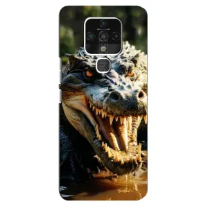 Чохол з картинкою 'Хижаки' для TECNO Camon 16 (Небезпечний крокодил)