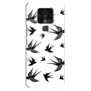 Чехол с птицами на TECNO Camon 16 (VPrint)
