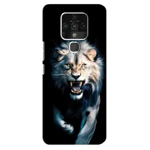 Чохол з картинкою 'Хижаки' для TECNO Camon 16 (Лев у темряві)