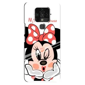 Эксклюзивный чехол для TECNO Camon 16 (AlphaPrint - Мультяшные) (Маус Минни)