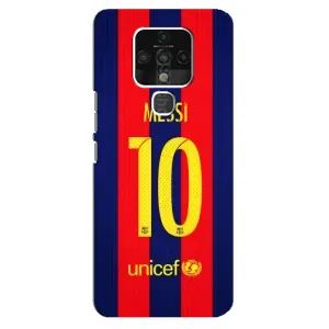 Чехлы Месси для TECNO Camon 16 (AlphaPrint) (Messi Barca 10)