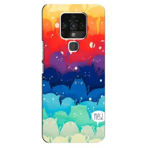 Чехол с принтом «Mew» для TECNO Camon 16