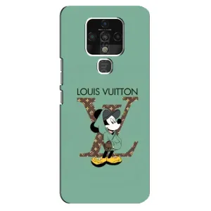 Чохли Луі Вітон для TECNO Camon 16 (AlphaPrint - LOUIS VUITTON) (Міккі Маус LV)