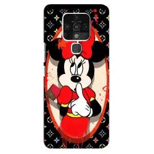 Чехол Disney Mouse TECNO Camon 16 (PREMIUMPrint) (Минни Маус ЛВ)