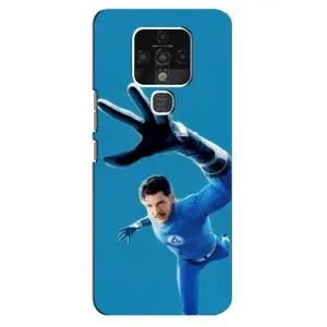 Чохол з принтом Фантастична четвірка для TECNO Camon 16 (Містер Фантастік супергерой)