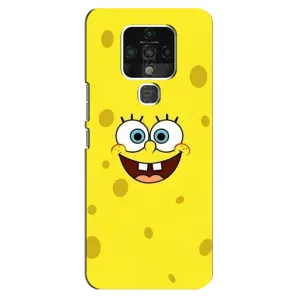 Чехол с принтом «Мордашка Спанч Боба» для TECNO Camon 16