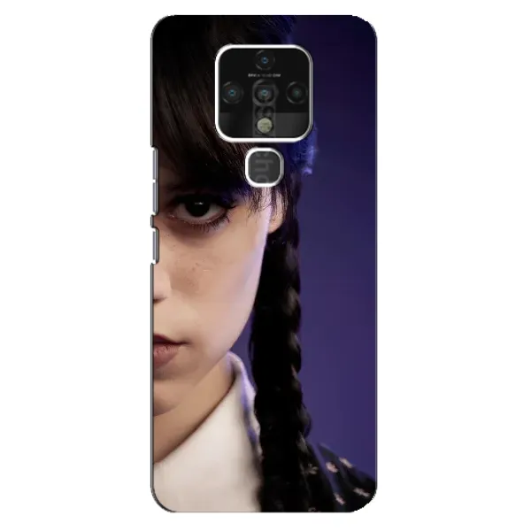 Чохол з принтом «Загадковий погляд Венздей» для TECNO Camon 16