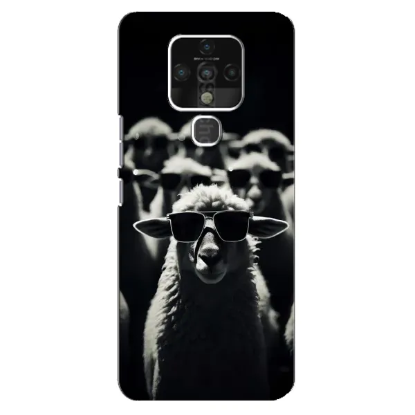 Чехол с принтом «Овечка в очках» для TECNO Camon 16