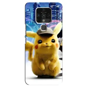 Чохол з Пікачу на TECNO Camon 16 (Пікачу в місті)