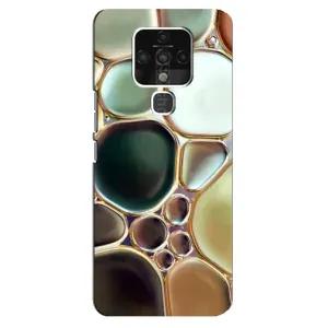 Чехол с принтом «Радужный Мрамор» для TECNO Camon 16