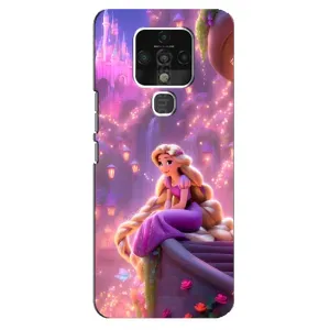 Чохол Рапунцель для TECNO Camon 16 (Рапунцель у замку)