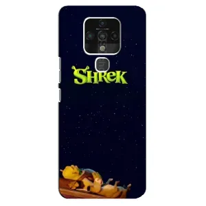 Чохол з мультфільмом Шрек на TECNO Camon 16 (Відпочиваючий Шрек)