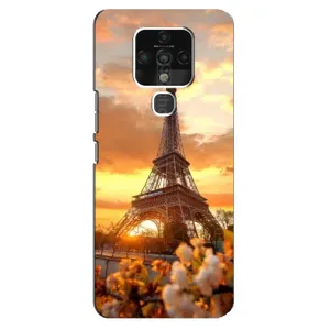 Чохол Ейфелева Вежа TECNO Camon 16 - (AlphaPrint) (Сонячня вежа)