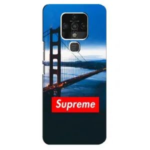 Чехол для TECNO Camon 16 с картинкой Supreme (AlphaPrint) (Стиль Supreme)