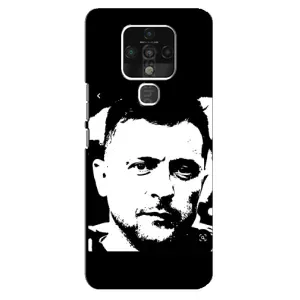 Чехол для TECNO Camon 16 (AlphaPrint - с принтом Зеленского)