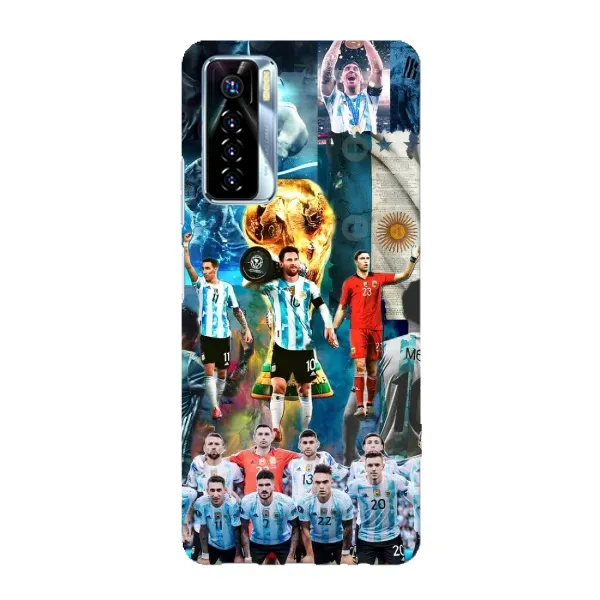 Чехол с принтом «Аргентина Месси» для TECNO Camon 17 Pro Чехол с принтом «Аргентина Месси» для TECNO Camon 17 Pro