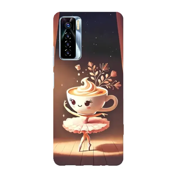 Чохол з принтом «Балерина капучина» для TECNO Camon 17 Pro Чохол з принтом «Балерина капучина» для TECNO Camon 17 Pro