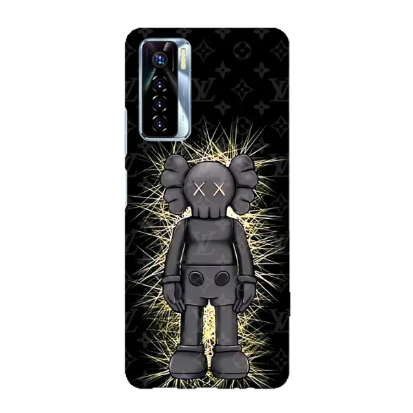 Чохол з принтом «Bearbrick LV» для TECNO Camon 17 Pro