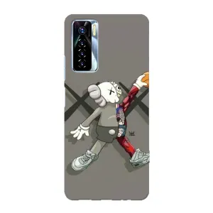 Чохли для TECNO Camon 17 Pro - Bearbrick Louis Vuitton (PREMIUMPrint) (Беарбрік Джордан)