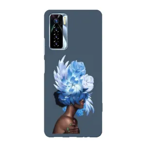 Чехлы (ART) Цветы на TECNO Camon 17 Pro (VPrint) (Цветы на голове)