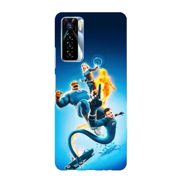 Чехол с принтом «Герои Фантастическая Четверка» для TECNO Camon 17 Pro