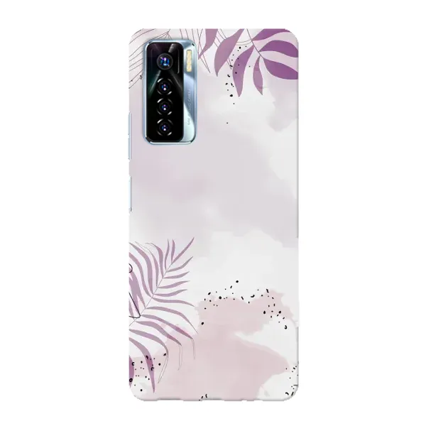 Чохол з принтом «Фіолетове листя» для TECNO Camon 17 Pro