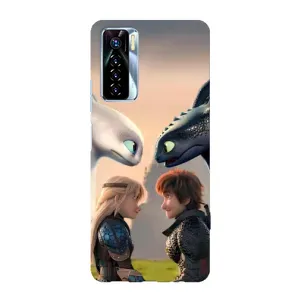Чохол як приборкати дракона на TECNO Camon 17 Pro (Гикавка і Астрід)