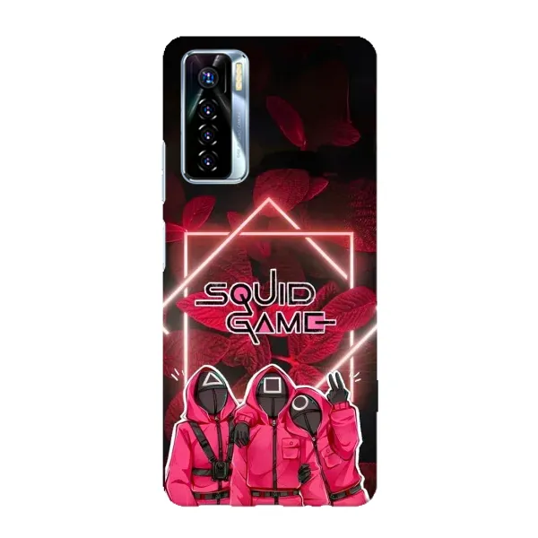 Чехол с принтом «Охранники Игра кальмара» для TECNO Camon 17 Pro Чехол с принтом «Охранники Игра кальмара» для TECNO Camon 17 Pro